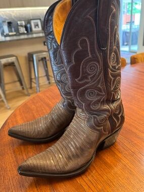 Heritage Boot Teju Lizard Boots - 7.5